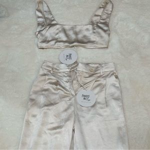 HUXLEY SET SATIN CHAMPAGNE